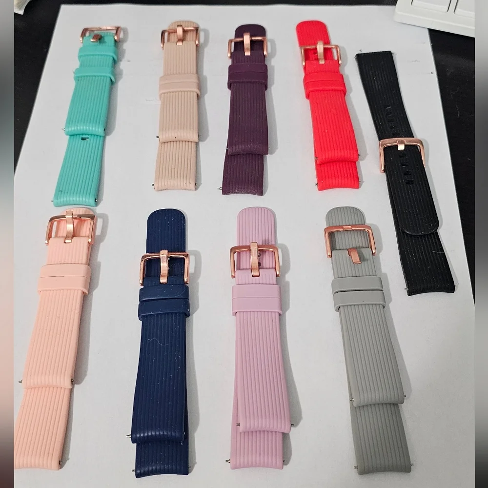 Silicone Wrist Band Compatible with Samsung Galaxy Watch 42 mm SM-R810 - R815
